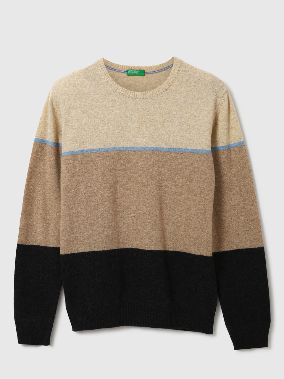 LAMBSWOOL STRIPED SWEATER image number 1