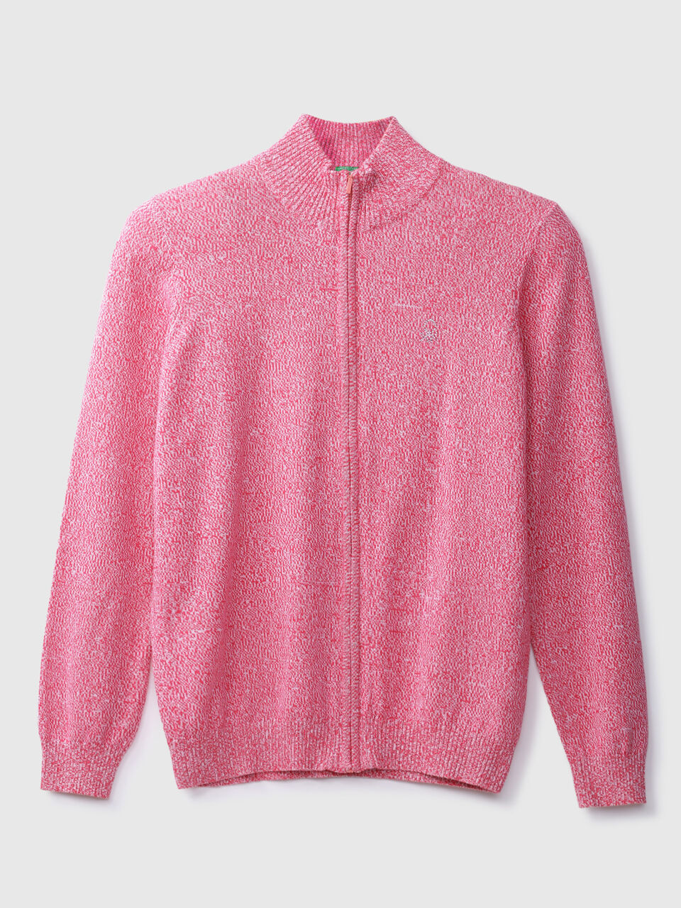 F/SLV FRONT OPEN ZIPPER TRICOT image number 1