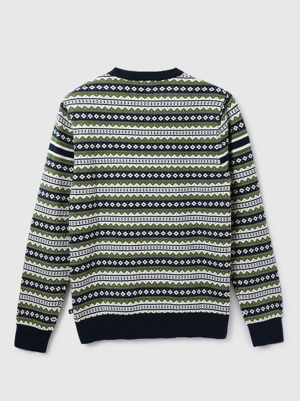ACROWOOL FAIR ISLE SWEATER image number 2