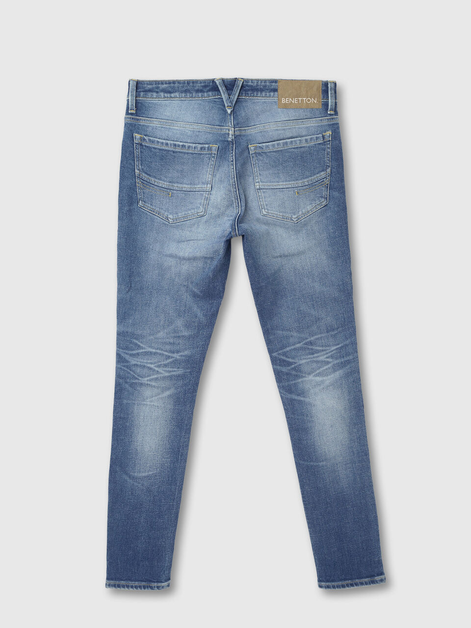 SLIM STRAIGHT MID BLUE VINTAGE JEANS image number 2