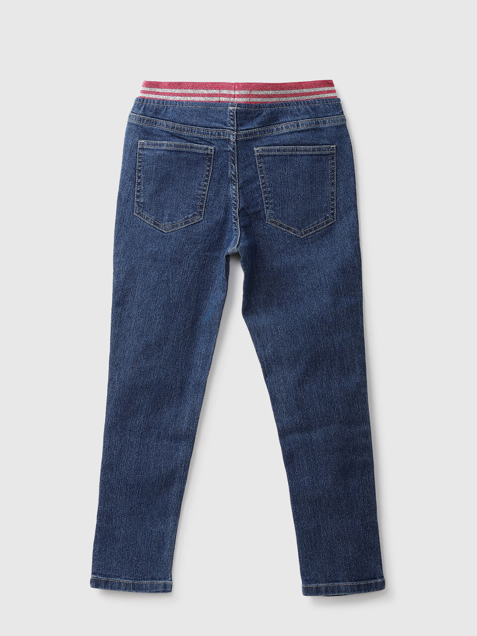 Lurex Elasticated Waistband Denim image number 2
