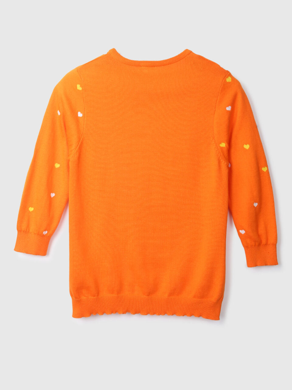 BASIC V NECK 3/4TH SLEEVE AOP TRICOT image number 2