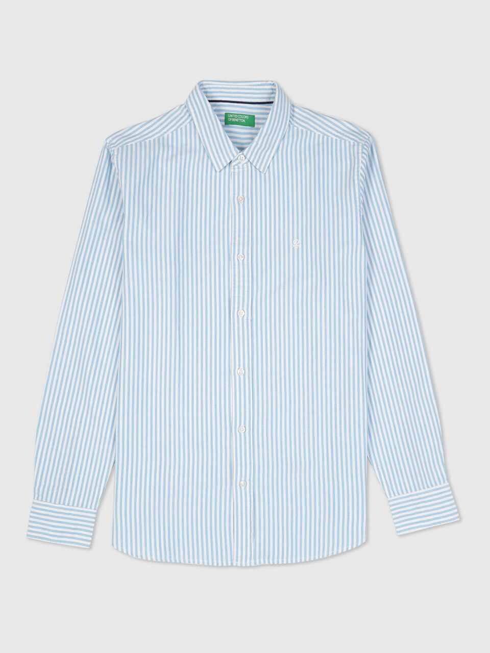 Full Sleeves Oxford Vertical Stripe Shirts image number 1