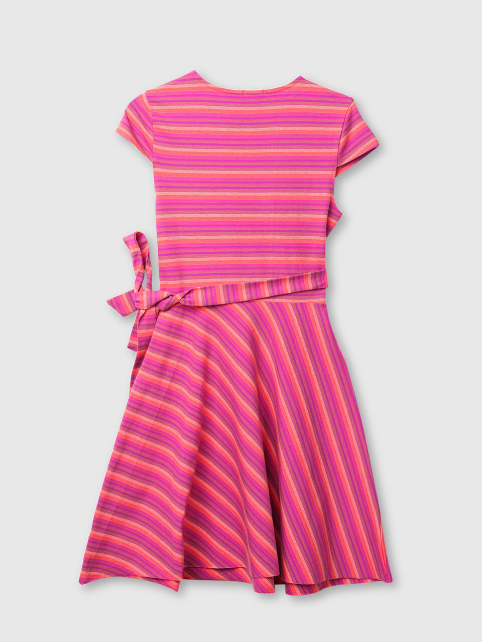 Pure Cotton Wrap Dress with Cap Sleeves image number 2