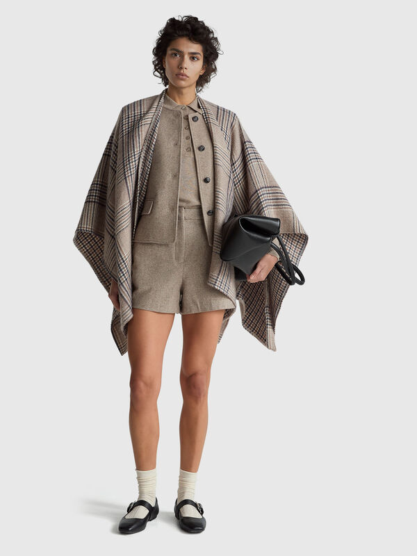 Chaqueta de mezcla de lana Mujer