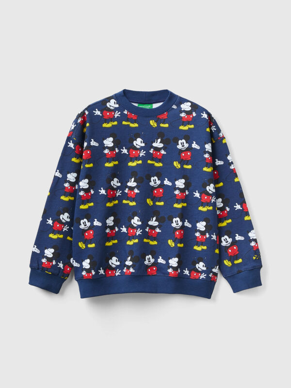 Sudadera azul oscuro con estampado de Mickey Mouse Niño