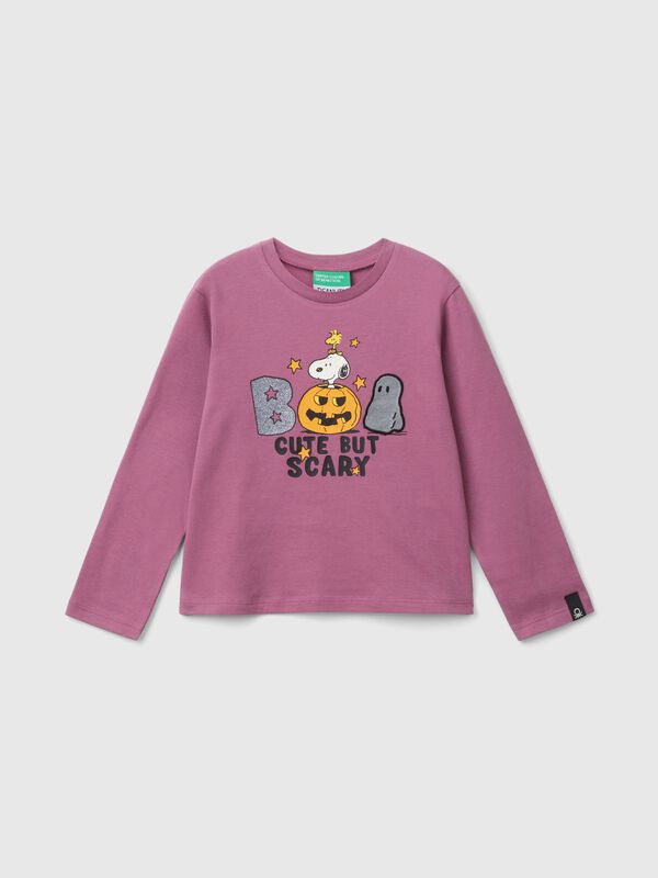 Camiseta de los ©Peanuts con estampado de glitter Niña