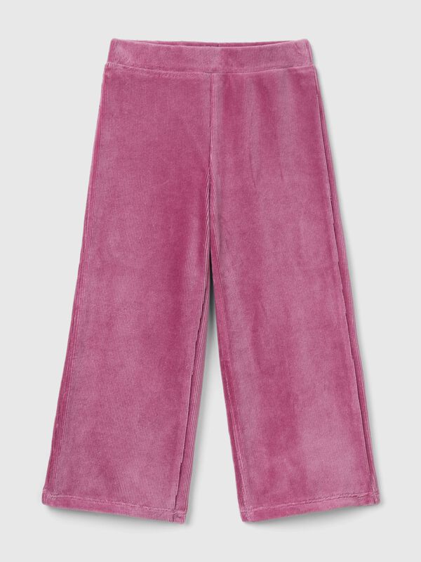 Pantalón amplio de chenilla Niña