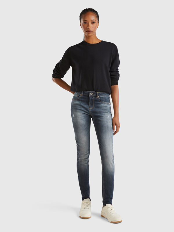 Vaqueros push-up de corte pitillo Mujer