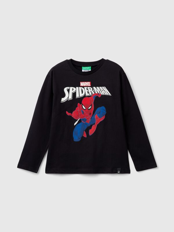 Camiseta ©Marvel Spiderman negra Niño