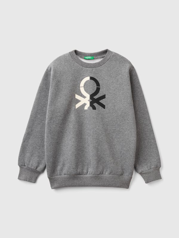 Sudadera cálida con logotipo Niño