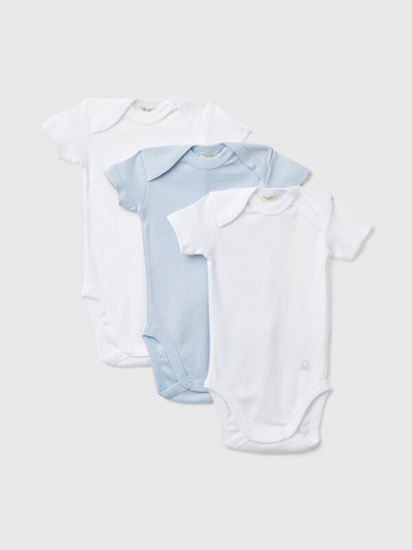 Conjunto body color liso de algodón  Recién nacidos