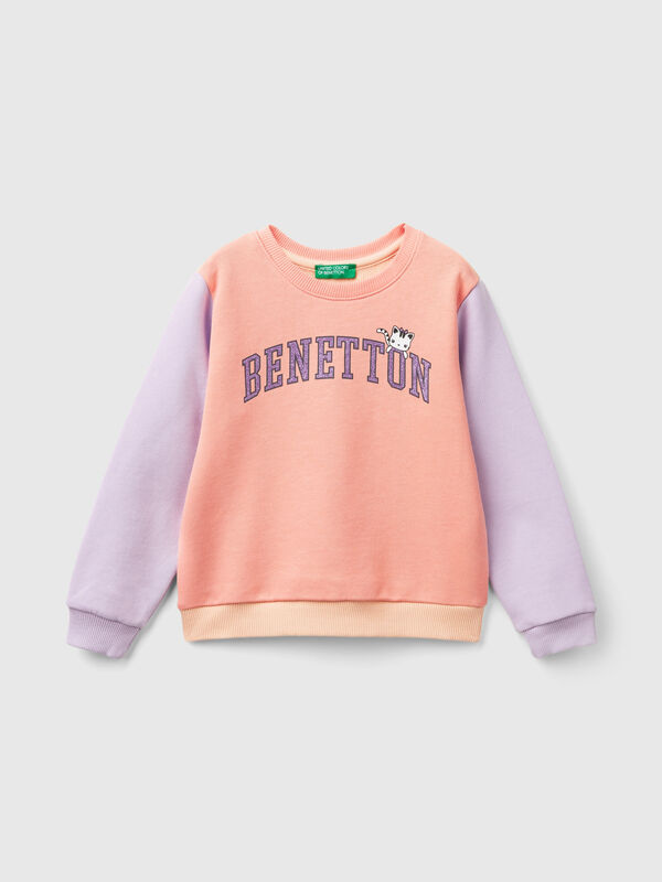 Sudadera de 100 % algodón orgánico con logotipo Niña