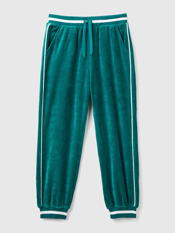 Pantalón de chenilla con cordón de ajuste Niña
