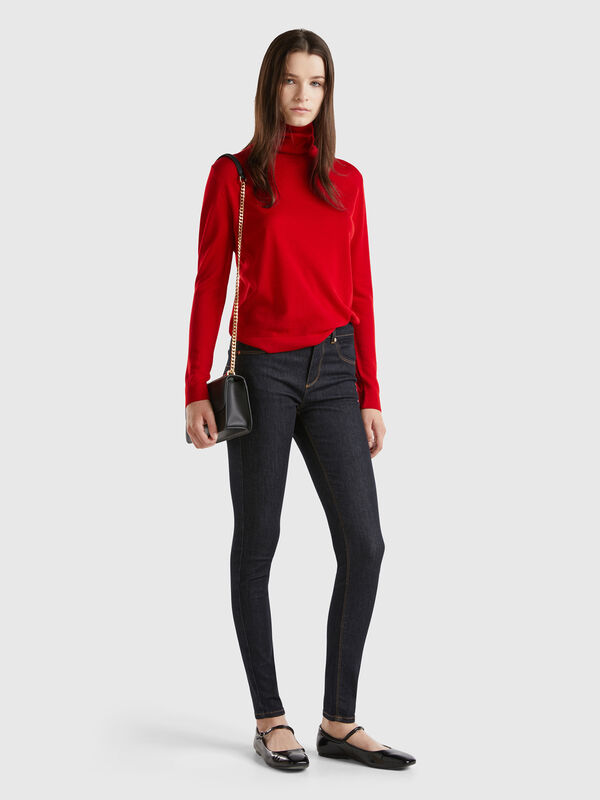 Vaqueros push-up de corte pitillo Mujer