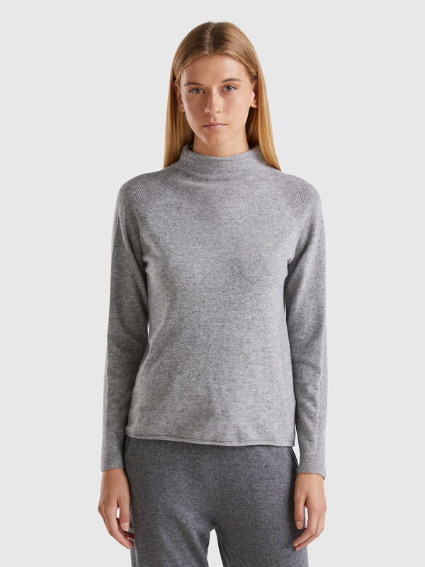 Jersey de cachemir mixto Mujer