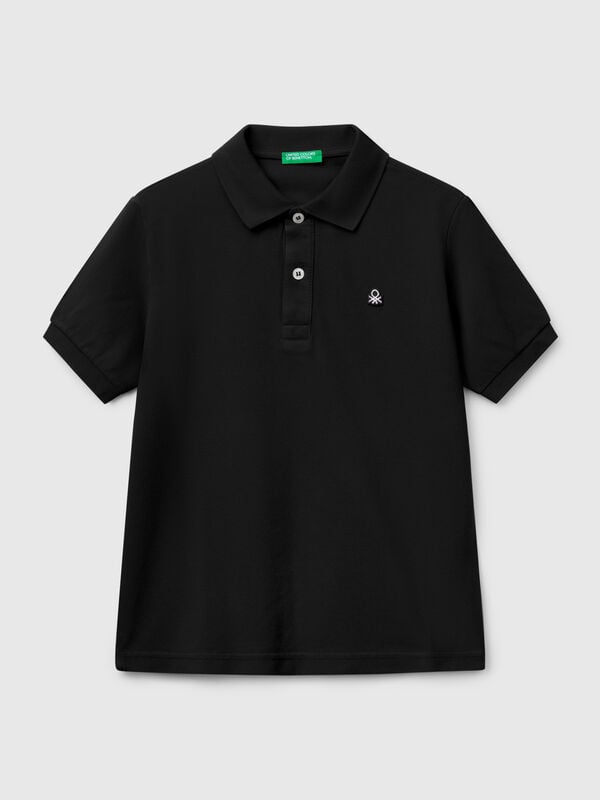 Polo slim fit de puro algodón Niño