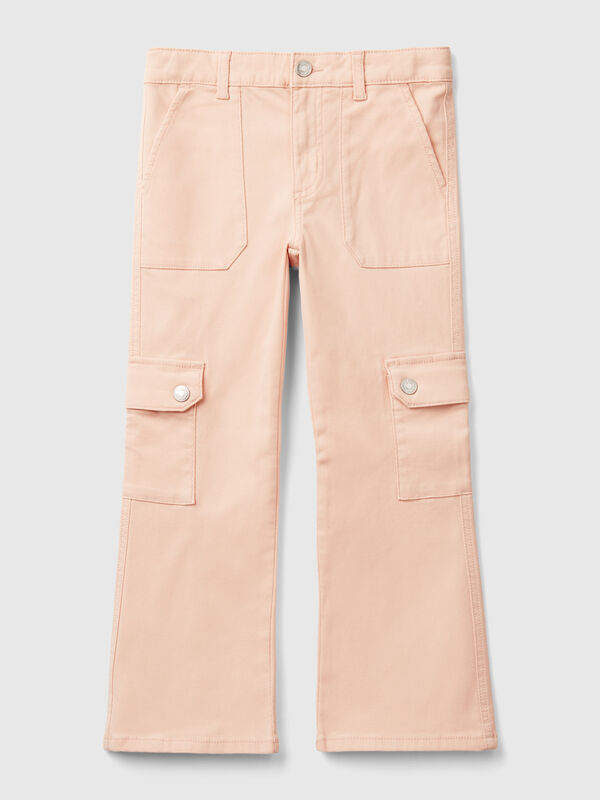 Pantalón cargo acampanado Niña