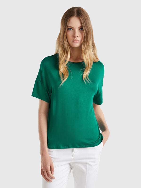 Camiseta de viscosa elástica Mujer