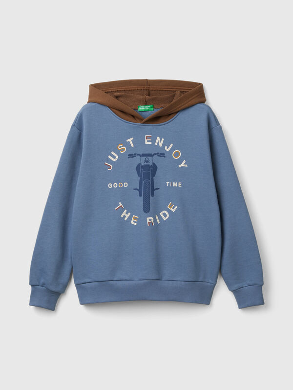 Sudadera con capucha y estampado Ni&ntilde;o