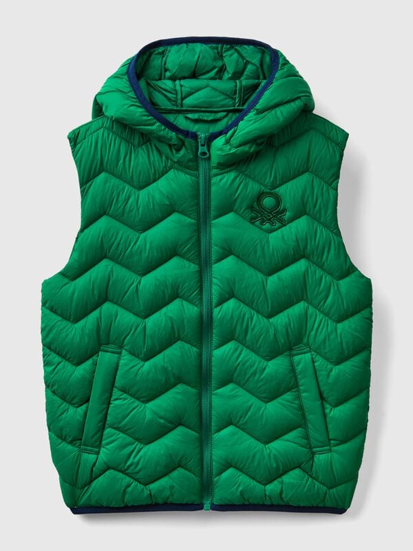 Chaleco acolchado con capucha Niño
