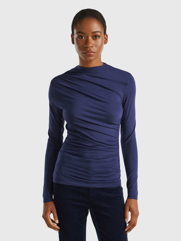 Camiseta slim fit de Modal® elástico Mujer