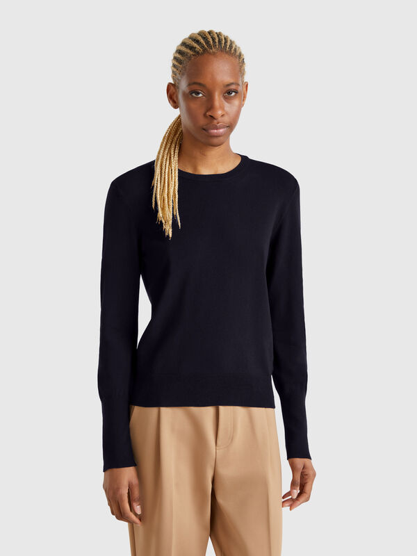 Jersey slim fit de mezcla de viscosa Mujer