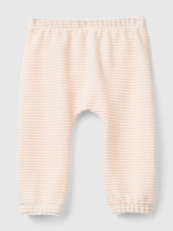 Pantalón de chenilla con bordado Recién nacidos