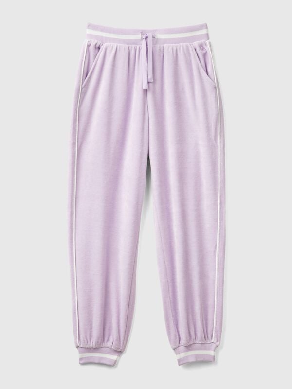 Pantalón de chenilla con cordón de ajuste Niña