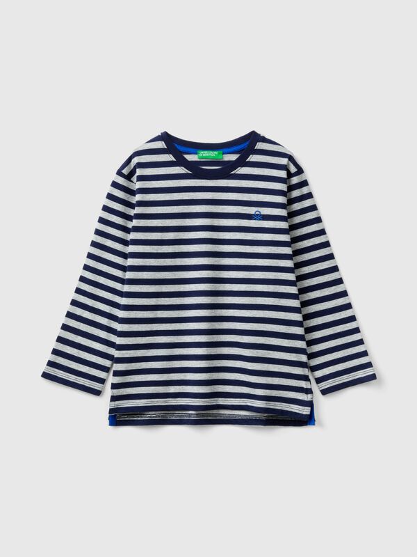 Camiseta de rayas de 100 % algodón Niño