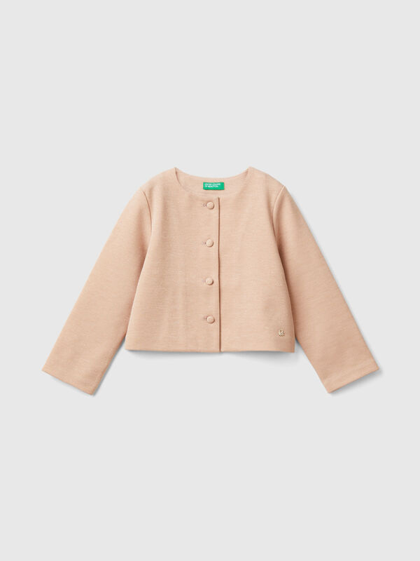 Chaqueta con lúrex Niña