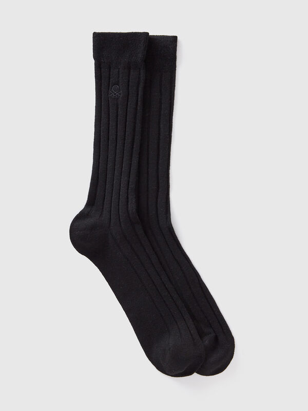 Calcetines de cachemir mixto