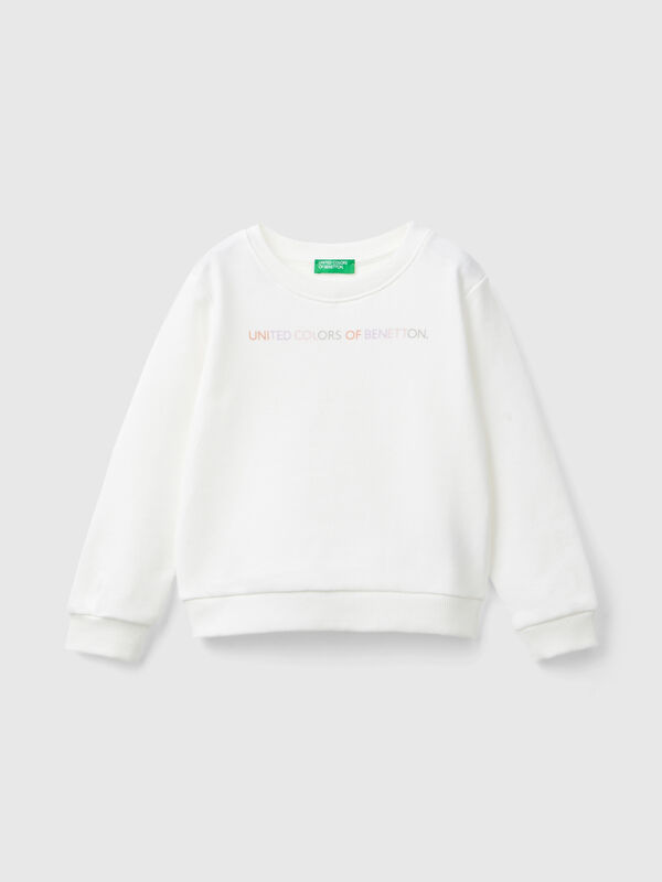 Sudadera de 100 % algodón orgánico con logotipo Niña