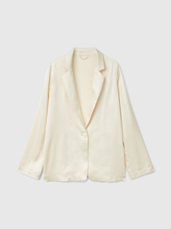 Blazer de 100 % viscosa Mujer
