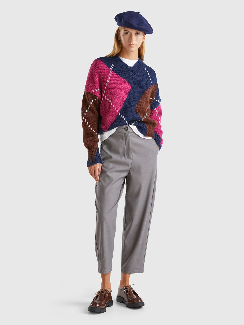 V NECK SWEATER L/S Mujer image number null