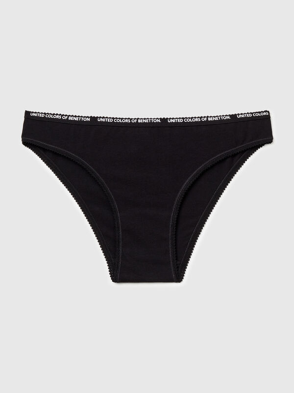 calzoncillos de algodón elástico Mujer