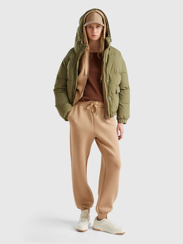 Pantalón fluido con cordón Mujer