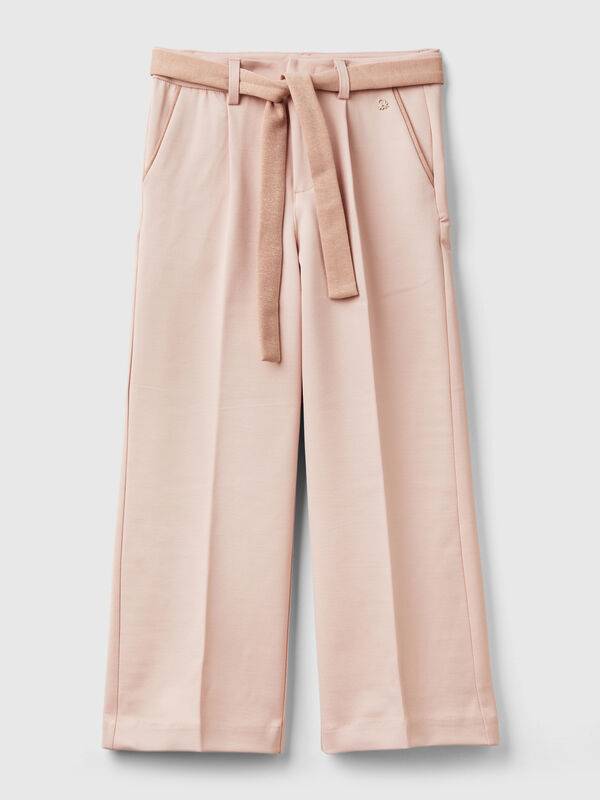 Pantalón elegante con fajín Niña