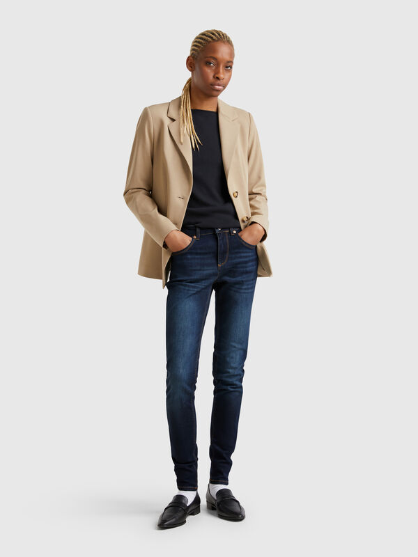 Vaqueros push-up de corte pitillo Mujer