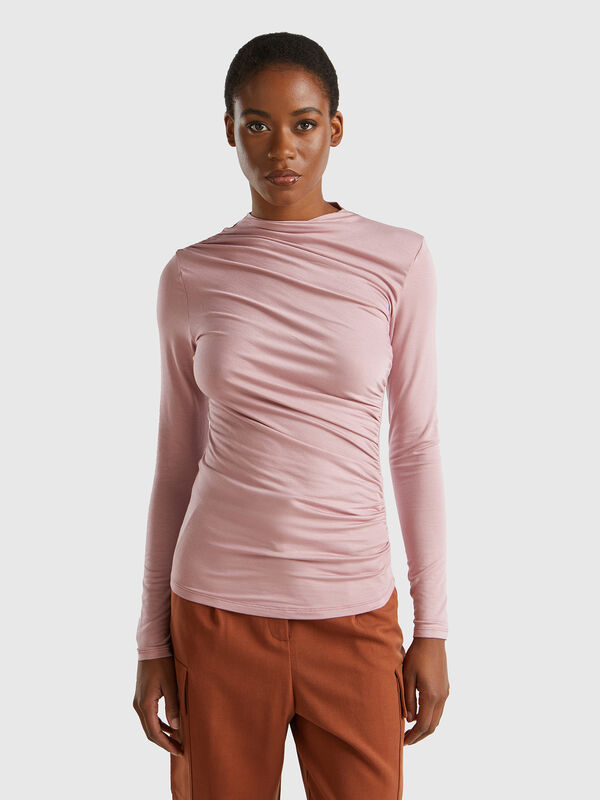 Camiseta slim fit de Modal® elástico Mujer