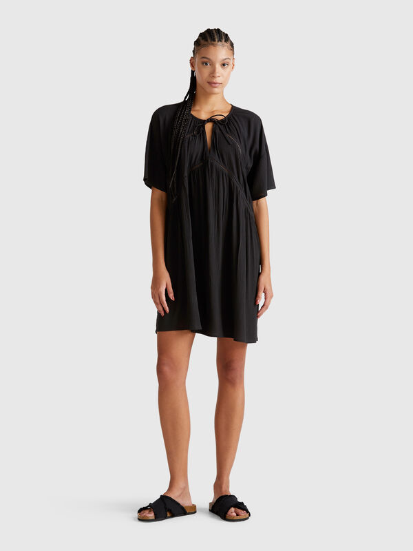 vestido corto suelto Mujer