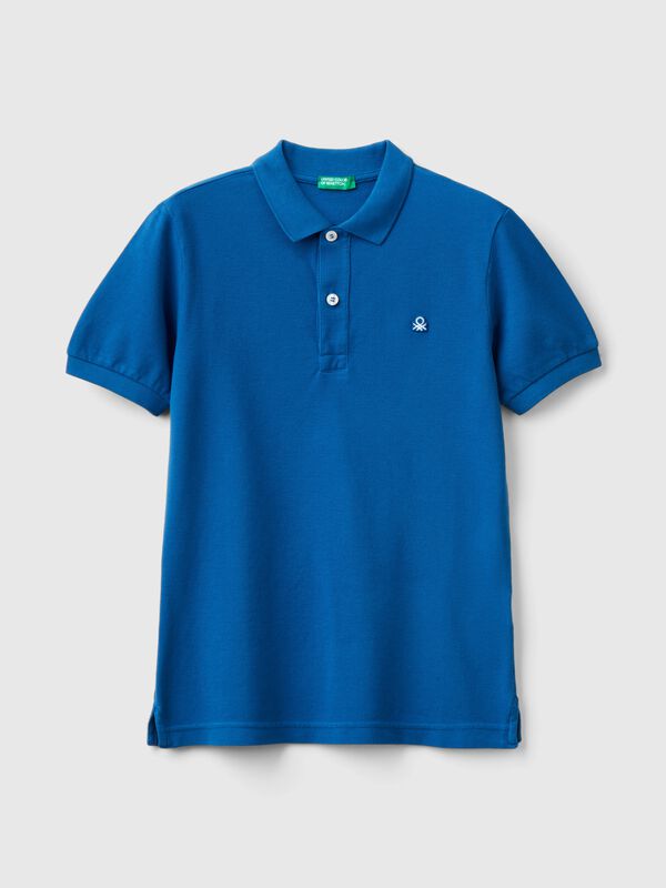 Polo slim fit de 100 % algodón orgánico Niño