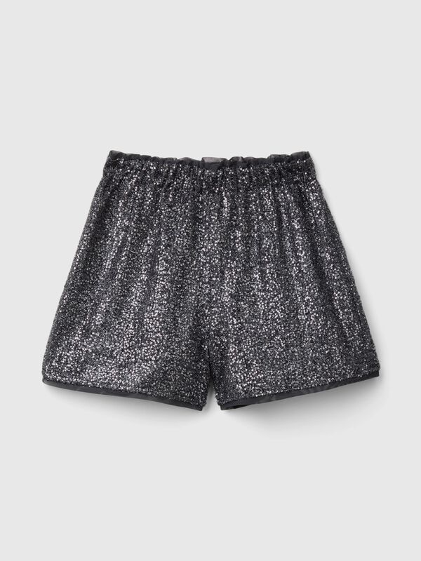 Shorts con lentejuelas Niña