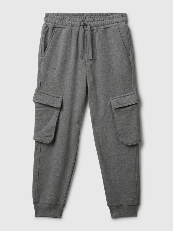 Pantalones deportivos cargo de polar Niño