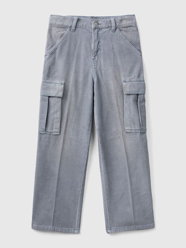 Pantalón cargo de pana Niño
