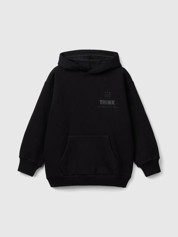 Sudadera con estampado en relieve Niño
