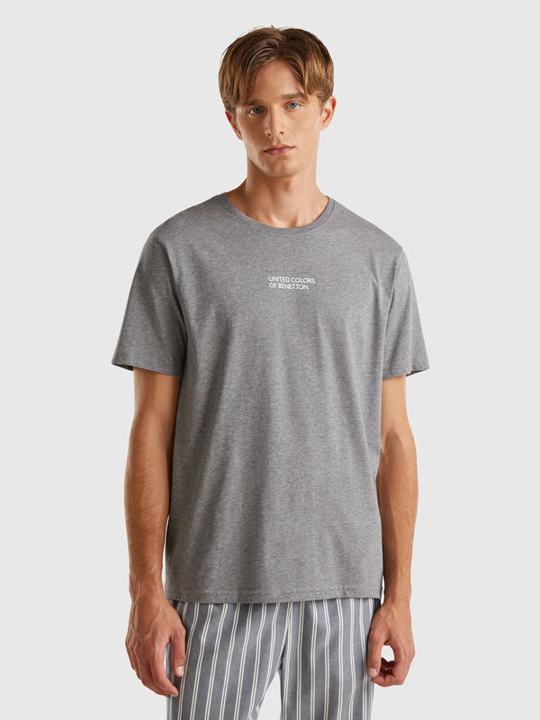 Camiseta con estampado de logotipo Hombre