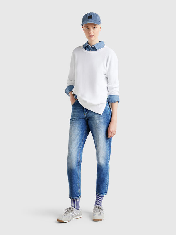 Vaqueros mom fit Mujer