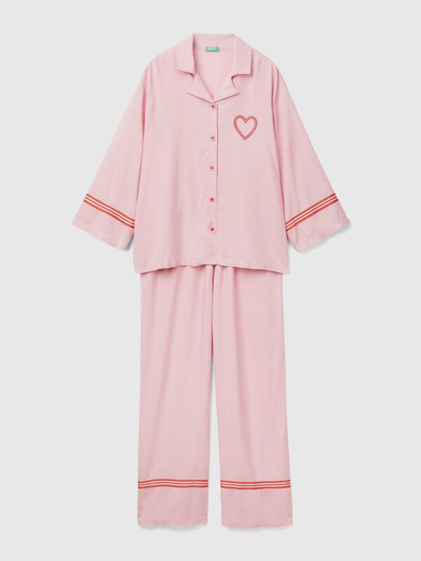 Pijama de viscosa Mujer