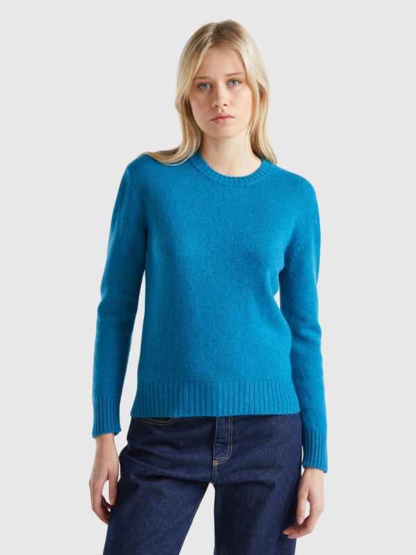Jersey de pura lana Shetland Mujer